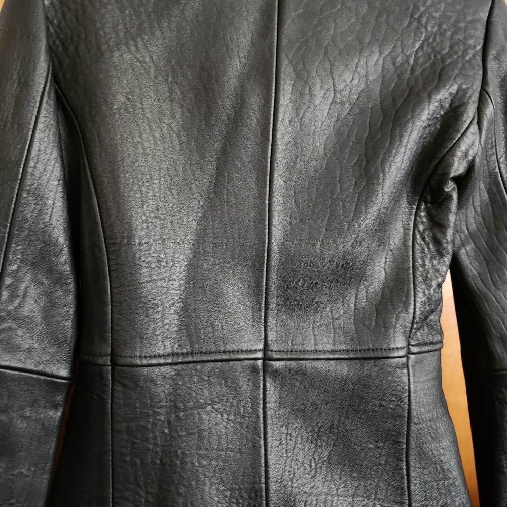 Style & Co Leather Jacket - Picture 6 of 11